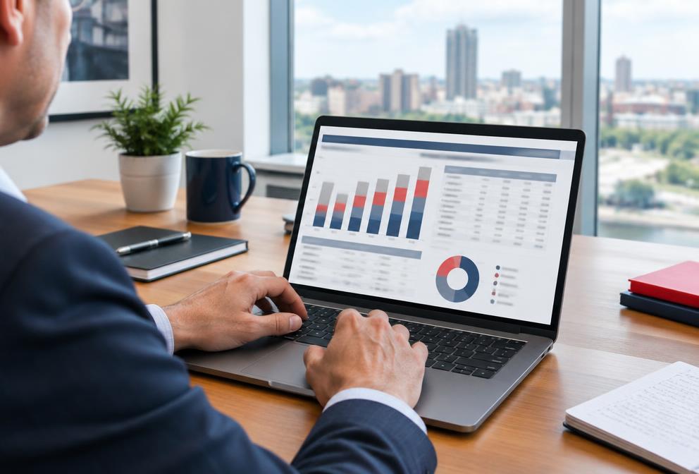 Accounts receivable aging report under review