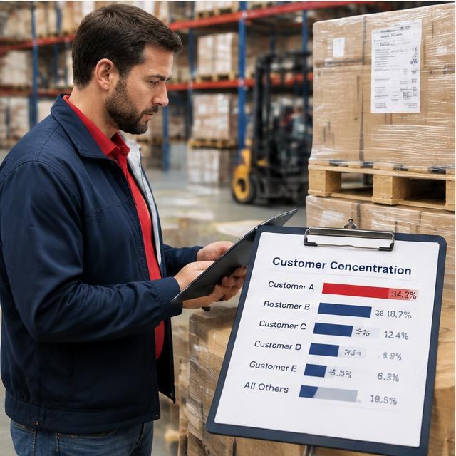 Buyer concentration in a warehouse