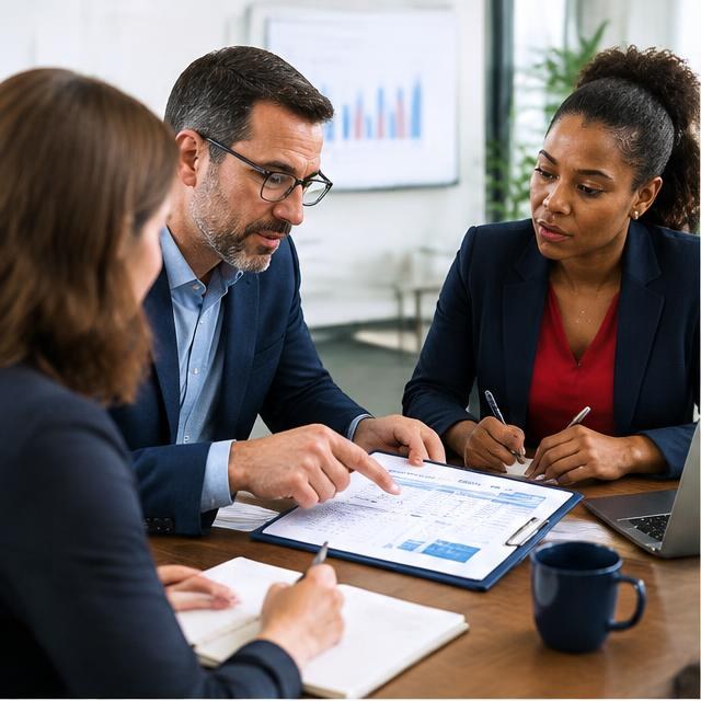 Receivables approval meeting