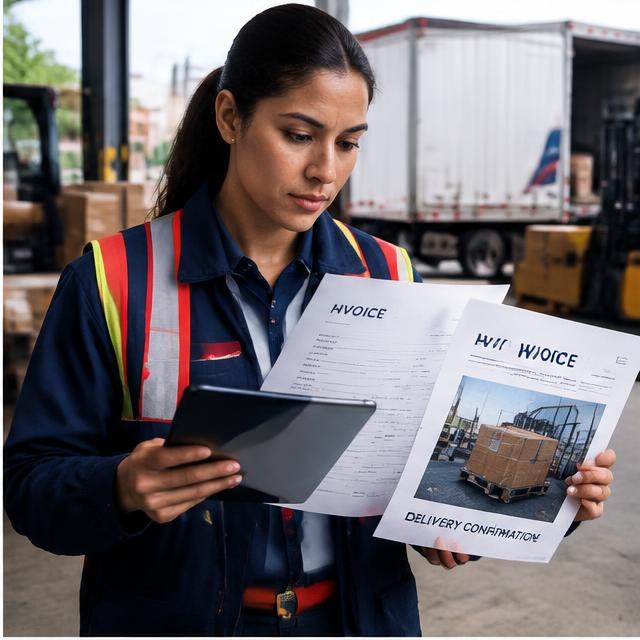 Invoice delivery verification