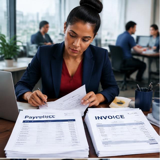 Staffing payroll invoices