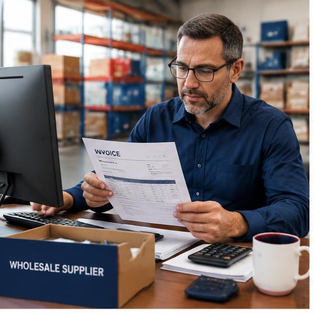 Wholesale supplier invoice